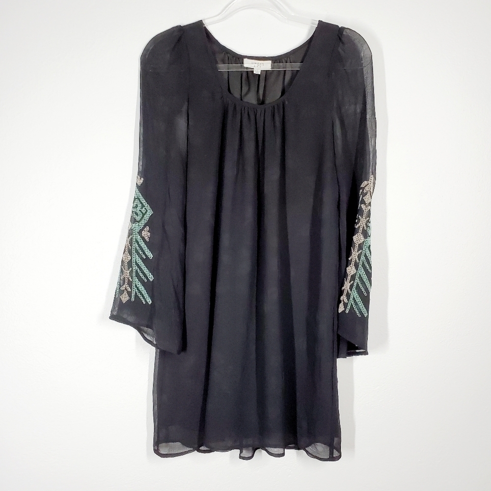 UMGEE BOHO EMBROIDERED SLEEVE DRESS